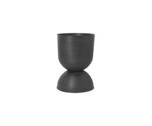 Hourglass Jar Large Black