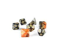 Hourglass Nebula Acrylic DnD Dice For Dungeons & Dragons D20 RPG Games Polyhedral Dice