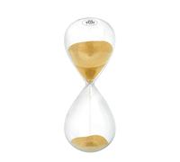 Hourglass Sand Timer 30 Minutes, High Gold Sand Clock 30 Min, Hand Blown Sand Watch, Large Hour Glass Sandglass, Reloj de Arena 30 minuto for Home Yoga Game Decor