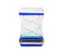 Hourglass Sand Timer Liquid Motion Bubble Drip Oil Hourglass Timer Clock Kids Toy Home Decor Gift Hourglass Timer (Size : Blue Pink)