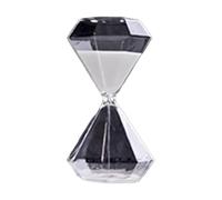 Hourglass Sand Timer Transparent Diamond-Shape Wear-Resistance Desktop Decoration For Living Room Bedroom Decor