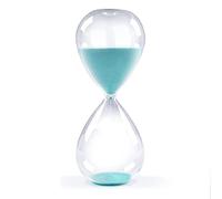 Hourglass Sand Timers, Colorful and Fashion, Biloba Sand Timer Inspired Glass 3mins / 5mins / 15mins / 30mins / 45mins / 60mins for Home, Office Desk Decor