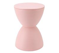 Hourglass Shaped Stool Chair,Dressing Table Stool,Modern Simple Nordic Style Plastic Round Stool,16.54in Height Household Hourglass Foot Stool for Bathroom Fitting Room(#2)