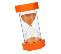 Hourglass Timer 20 Minute Visual Kitchen Timer Orange Hourglass Sand Clock 6.5 * 13 cm Student Study Hourglass Time Management Shower Brushing Teeth Home Office Decoration Present Giving