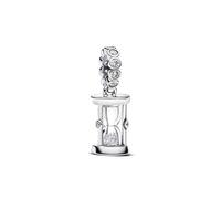 Hourglass Timer Charm 925 Silver Charm Compatible with Pandora Charms, Trollbeads, Chamilia, Biagi and Many Other UK Charm Bracelets.