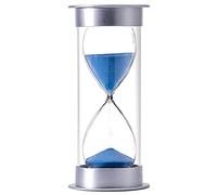 Hourglass Timer, Hourglass Sandglass Sand Clock Timer 5min / 10mins 15mins 20mins 30mins 45mins /60mins,for Kids,Classroom,Kitchen,Games,Home Office Decoration(Blu,60 minutes)