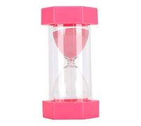 Hourglass Timer,Sand Clock, Productivity Wide Range Of Applications Hexagonal Shape Plastic Material Drop Proof Durable for Timing Decoration