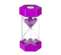 Hourlass Timer 15 Minutes Sand Timer: Plastic Sand Clock 15 Minutes, Small Purple Sand Watch 15 Min, Hour Glass Colorful Sandglass Timer for Kids, Games, Classroom, Kitchen, Decor