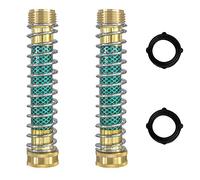Hourleey Garden Hose Protector, Hose Extension Adapter with Coil Spring, 2 Pack