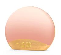 HOUSBAY White Noise Machine Sunrise Alarm Clock, Wake Up Light, Dimmable Night Light, 26 Natural Sounds, Gentle Wake up & Sound Machine for Sleeping, Adults, Kids, Baby-Wooden