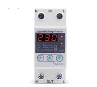 House 230VAC 40A 63A 80A Adjustable Over and Under Value Automatic High and Low Voltage Relay 1Pcs Automatic switch (Size : 80A LCD)