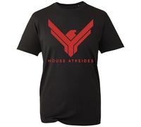 House Atredies Logo T-Shirt, Funny Famous Movie Fiction Themed Dune Film Series Shirt, Gift Unisex Tee Top (Black, M)