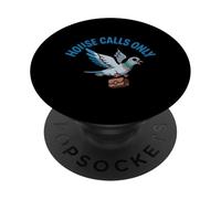 HOUSE CALLS ONLY Flying Pigeon Medical Bag Doctor PopSockets Adhesive PopGrip