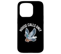 HOUSE CALLS ONLY Pigeon Briefcase Doctor Meme Humor Case for iPhone 15 Pro