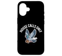 HOUSE CALLS ONLY Pigeon Briefcase Doctor Meme Humor Case for iPhone 16