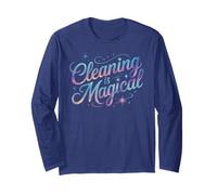 House Cleaning is Magical Therapy Cardio Janitor Crew Clean Long Sleeve T-Shirt