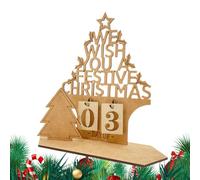 House - Countdown Sign 2025 | Hollow Letters to Track Days to | Charming Table Display for Nursery, Festive Settings, Family Rooms and Celebration