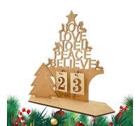 House - Countdown Sign 2025 | Hollow Letters to Track Days to | Charming Table Display for Nursery, Festive Settings, Family Rooms and Celebration
