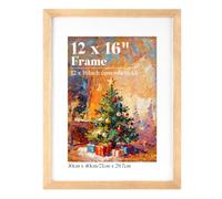 HOUSE DAY Picture Frames,Photo Frame 12 x 16 (30x40cm) 100% Solid Wood OAK