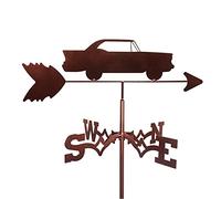 House Decor Wind Vane Roof Weather Vane Garden Mount Yard Decoration Stainless Steel Weathervane Farm Retro Durable Outdoor Wind Direction Indicator Measuring Tool