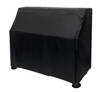House DecorLeather Upright Piano Cover Piano Full Cover Dustproof Waterproof Soft Lined Piano Cover Protect the Piano from Damage(Black,155 * 35 * 125CM)