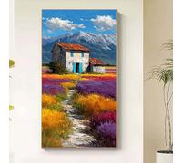 House Diamond Painting Landscape Diamond Art Kits Adults, 5D Crystal Art Kits for Adults Kids DIY Square Full Drill Gem Art Dots Craft Paintings Embroidery Kits Home Wall Decor Gifts 70x140cm tb82-m