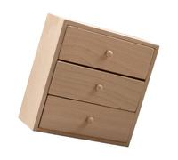 House Display Shelf Miniatures Wood Zakka Toy Pretend Play Realistic Model Cabinet Small Size Cabin Furniture