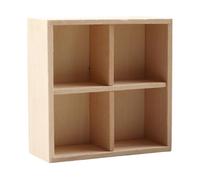House Display Shelf Miniatures Wood Zakka Toy Pretend Play Realistic Model Cabinet Small Size Cabin Furniture