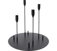 House Doctor - Advent Candle Stand Ø40x38 cm, Black - Black