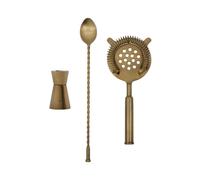 House Doctor Baar Cocktail Set 3-Pack Antique brass