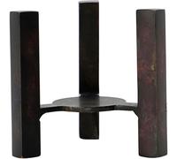 House Doctor - Bejo Candle Stand Antique Brown, 8x7x8 cm - Brown