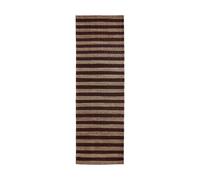 House Doctor Block rug brown-natural 90x300 cm
