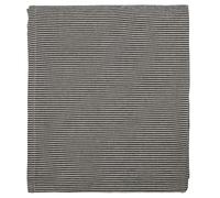 House Doctor - Block Tablecloth 150x150 cm, Black / Sand - Black