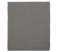 House Doctor - Block Tablecloth 150x260 cm, Black / Sand - Black