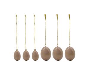 House Doctor Bloom Easter egg 6 pieces Pink