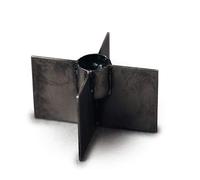 House Doctor, Candle holder, wing, cast iron, iron, length: 5 cm, height: 2.5 cm