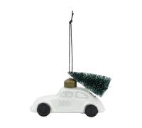 House Doctor Car Christmas ornament White-silver