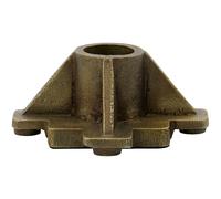 House Doctor - Castle Candle Stand Antique Brass, 9x9 cm - Brass