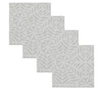 House Doctor - Clip Napkin 40x40 cm 4-pack, Grey / White - Grey