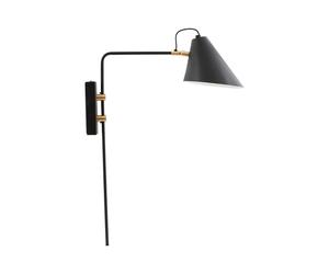 House Doctor - Club Wall Lamp, Black - Black