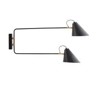 House Doctor Club wall lamp double arm