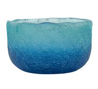 House Doctor - Crackle Tealight Holder, Blue - Blue