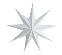 House Doctor - D9 Point Star Ø45cm, White - White