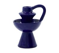 House Doctor Diva candleholder 14 cm Blue
