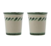 House Doctor - Diva Mug 2-pack, Green - Green
