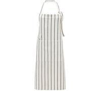 House Doctor - Dry Apron White / Black 90x90 cm - Black