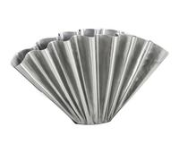 Vase HDFlood Wide Brushed Silver Finish house doctor