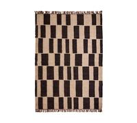 House Doctor Graph rug Black-natural, 160x230 cm