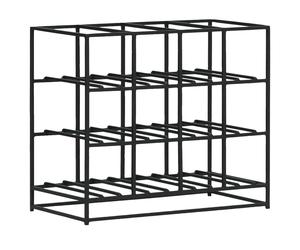 House Doctor - HD12 Wine Rack, Black - Silver