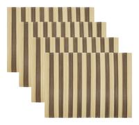 House Doctor - HDRayas Placemat 35x46 cm 4-pack, Brown / Nature - Brown